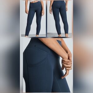 Everlane Perform Deep Blue High-Waisted Leggings Size XS